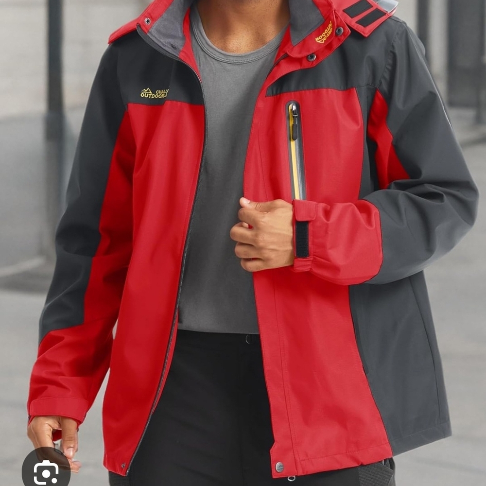 Izod Red and Gray Performance Jacket